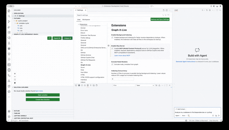 Graph-It-Live tools used inside GitHub Copilot